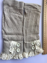 Girls Kid Baby Frilly lace leg Warm Socks footless Cover loose Tights Stockings
