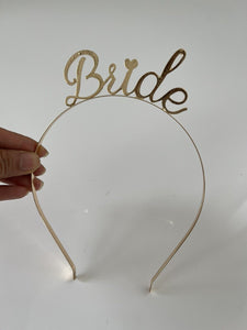 Hen's night Heart Bride to be Wedding Party Tiara Crown headband Hair Band hoop