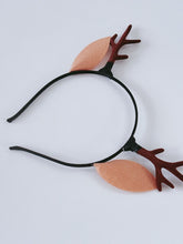 Women Girls Christmas Reindeer Deer Ears Antler Elf Costume Party Hair headband