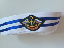 Kid Girl Boy Adult Women white Navy Sailor anchor Captain Costume Party Hat Cap