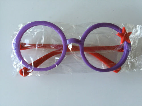 Kids Boys Girl Baby Plastic Star Round Costume Party Eyeglasses Eye Frame Prop - Air Diva Fashion