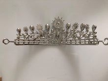 Women Silver color Sun Halo Rave Hair head band Headband Tiara Crown Hairpiece