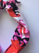Women Girls Hip hop Cotton dance camo army Pink Bandana Hair Headband Wrap Scarf