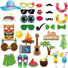 Hawaii Hula Beach Tropical Island Hat Party Selfie Photo Booth Prop Game Sign