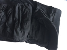 Women Lady basic Black Cropped Gym Yoga 95% cotton Pants leggings Jeggings
