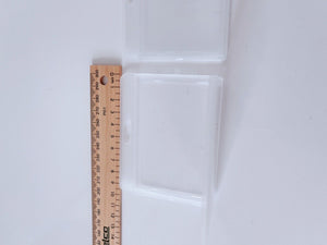 2 AU Clear Opal Credit Name Swipe Card Security badge ID Lanyard Holder Case