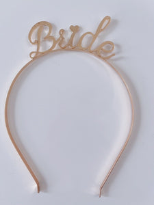 Hen's night Heart Bride to be Wedding Party Tiara Crown headband Hair Band hoop