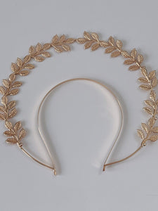 Women Gold Moon Celestial Gold Leaf Costume Party Hair Band headband Hoop Crown