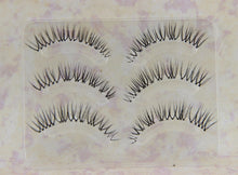 NEW 3Pairs Natural look Long Extension cross Fake False Eyelashes eye lashes
