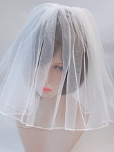 Women Flower Girl Bride Hens NIGHT Wedding lace Hair head Short Veil Metal Comb
