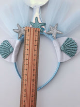 Mermaid Tail Lace Veil Scale Shell Star Dance Party Hair Head band Headband hoop