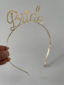 Hen's night Heart Bride to be Wedding Party Tiara Crown headband Hair Band hoop