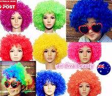Children kid Lady Afro 70' 80' Disco Halloween Curly Costume Party Hair Wigs