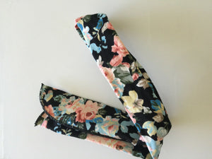 Women Girls Kids Black Floral Bunny Ear Bow Wire Party Hair Head Band Headband