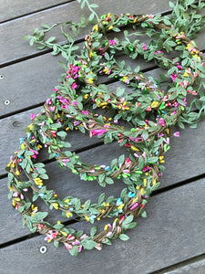 Women Girl Seed Berry Leaf wedding Bride Beach Hair head Headband garland Prop