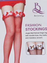 Women Sexy Red Fishnet NET High Thigh Over Knees Pantyhose Tights Stockings