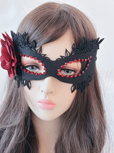 Women Teen Girl Venetian Flower Costume Party Fancy Dance Ball Eye Face Mask