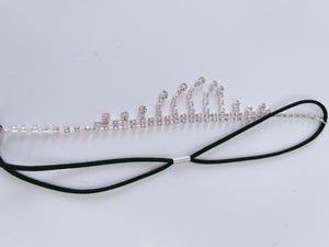 Girl Children Princess Forehead Crystal Tiara Dance Hair Band Headband chain