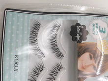 NEW 3Pairs Natural look Long Extension cross Fake False Eyelashes eye lashes