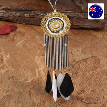 Women Lady Feather tassel DREAM CATCHER Retro Bohemian Beach long Necklace