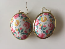 Women Mother's Day Gift Retro look Oval shape Floral party Earrings Ear Drop
