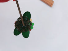 Women Lady Girl Woodland Rustic Pine nut Fairy leaf hair accessory Pin Clip