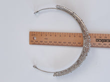 Silver Crystal Tiara Diameter