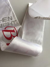 Women Lady Hen's night Party Wedding White Bride to be Bridal Sash AU STOCK