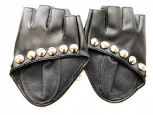 Woman Girl Party Opera Fancy Costume Syn Leather Half Dance Rock SHORT Gloves - Air Diva Fashion