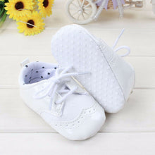 Baby Boy White Christening shower wedding Party pageboy PVC leather first Shoes