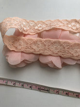 Baby birthday Girl Kid BOHO Pink chiffon Flower Elastic Hair head band Headband