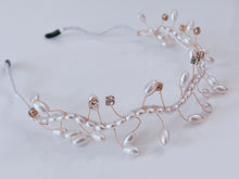 Women Bride Rice Pearl Bead Party Head Hair Band Headband Tiara Hoop Fascinator