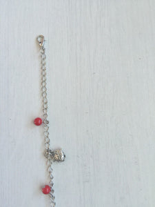 Women Girl Fashion Red turquoise Fish Wrist Anklet Bracelet Chain Gift for her