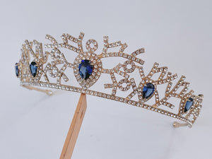 Women Retro Crystal Deer Alter Celtic Fairy Party Hair Headband Crown Tiara