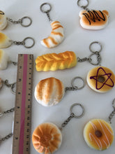 3x Slow rising Scented Bakery Bread Keyring Squeeze toy Strap