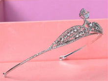 Women Rhinestone Crystal Wedding Bride Party Simple Hair Headband Crown Tiara