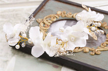 Women Girl Flower Pearl Party Wedding Beach Tiara Crown hair headband Garland