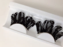 Women Lady Black Lace Fairy Exaggerated Party Fake False Eyelashes Eye lashes