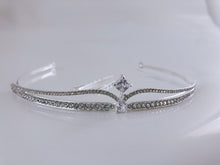 Women Wedding Crystal Silver Slim Simple Hair Band Headband Hoop Tiara Crown