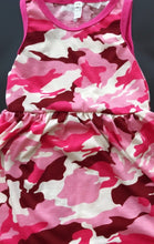 Girl Kid Baby Army Military Party Cotton Camouflage Pink Camo Summer Dress 2T