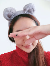 Women Children Mouse Bear Grey Koala Round Ear Party Hair head band Headband