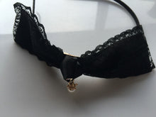 Women lady Girl Children Elegant School Black Lace Bow Pearl Hair Head band Hoop