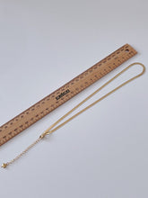 Women Gold color Titanium Plated Flat Chain Short Necklace Perfect for layer up