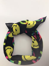 Women Girl Yellow Smile Peace Symbol Party Bandana Hair Headband Wrap Scarf