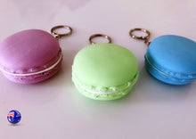 2x Slow rising Macaroon Macaron Keyring Squeeze toy Strap Novelty gift