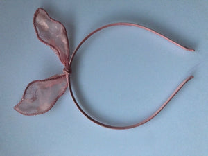 Women Girl Retro bow Bunny ear lace wire Party Hair head band headband Hoop