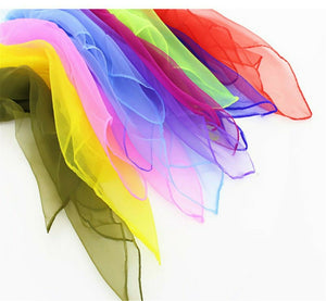 Multi-color Colorful Dance Party Neck Scarf Hair head band headband Bandana Wrap
