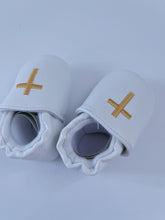 Baby Boy Girl White Christening Cross Wedding Formal Party Synth Leather Shoes