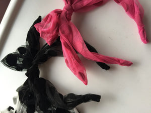 Women Lady Girl Kids Children Retro Dots Lace wire Party Bow Hair Head Band PROP