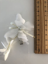 4x Lady Wedding flower Girl Fairy White Butterfly Hair Clips headpiece Jewelery